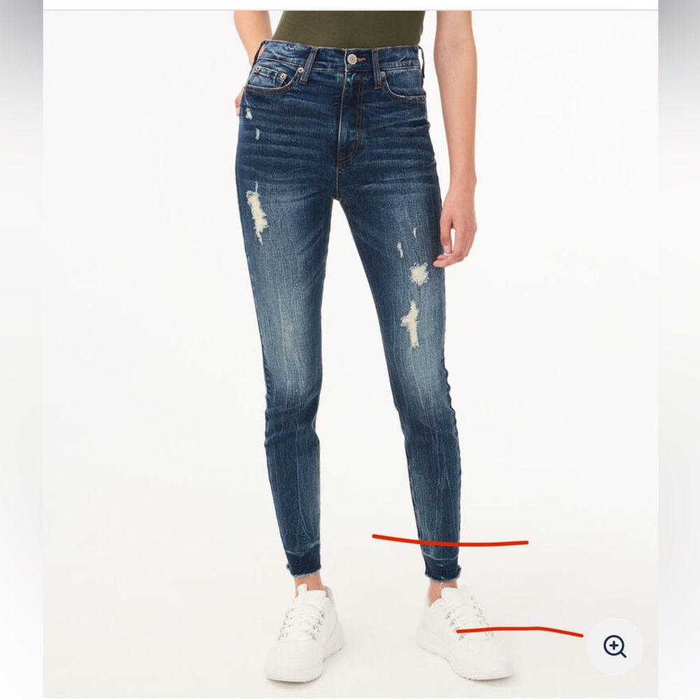 Aero jeans High Rise Cheeky Denim Jeggings Sz 8 NWT $56.50 retail